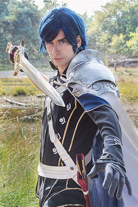 chrom cosplay|Fire Emblem Awakening Chrom Cosplay Costume 2750.